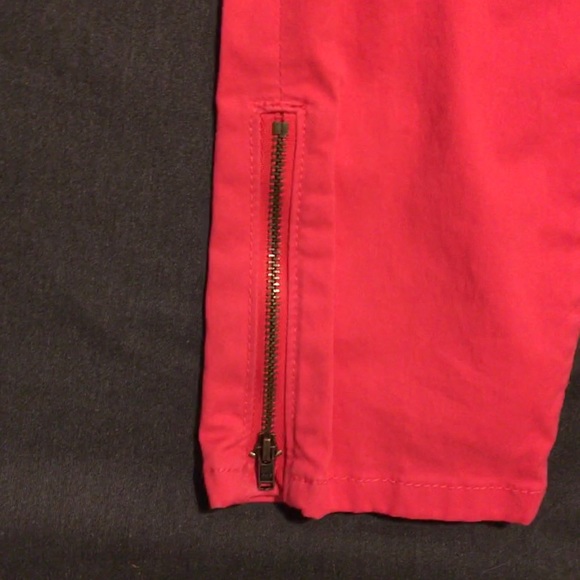 Old Navy Stretch Zip Chino Pants in Salmon Size 16 - Picture 4 of 6